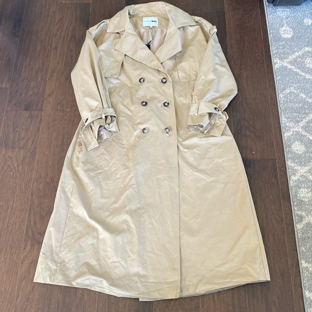 Women's Tan Trench Coat